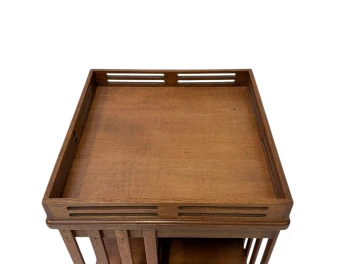 Art Nouveau Jugendstil Revolving Bookcase, 1900s